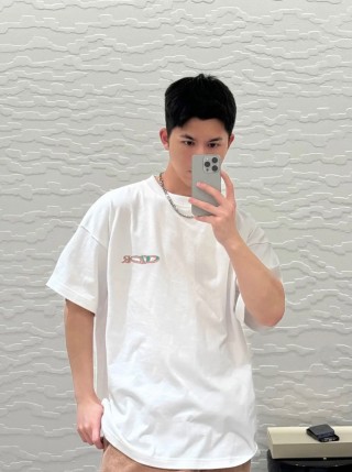 Dior Oversized White Logo T-Shirt view 2
