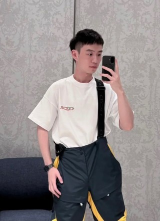 Dior Oversized White Logo T-Shirt view 4