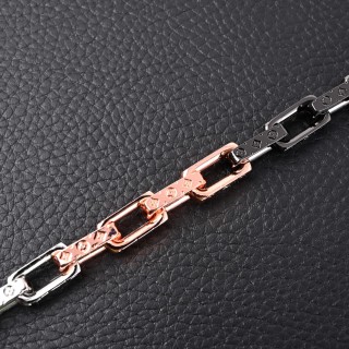 Louis Vuitton Monogram Chain Link Bracelet - Multi-Metal view 3