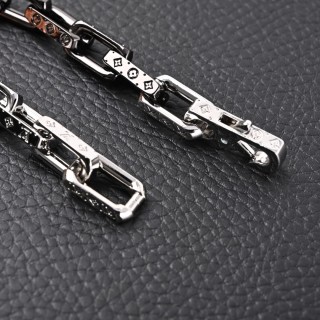 Louis Vuitton Monogram Chain Link Bracelet - Multi-Metal view 4