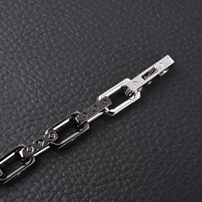 Louis Vuitton Monogram Chain Link Bracelet - Multi-Metal view