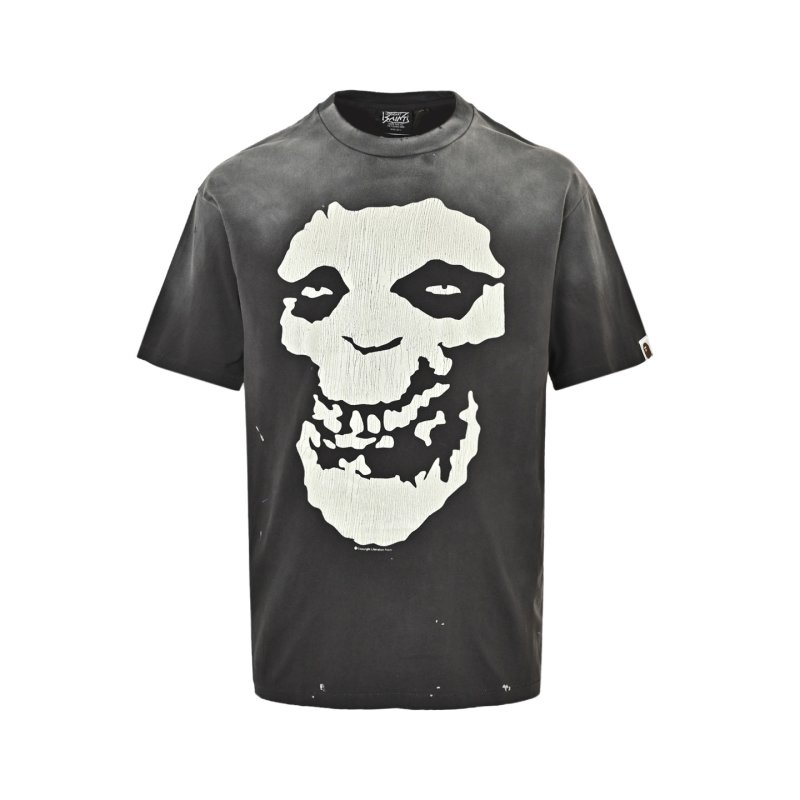 Misfits Skull Graphic Black T-Shirt view