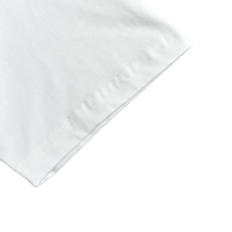 White Graphic Short Sleeve T-Shirt with Colorful Design view