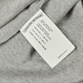 Chrome Hearts Cross Flocked Long Sleeve T-Shirt Grey view 6