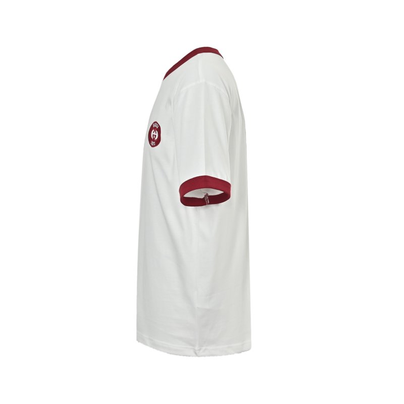 Gucci White & Burgundy Short Sleeve T-Shirt view