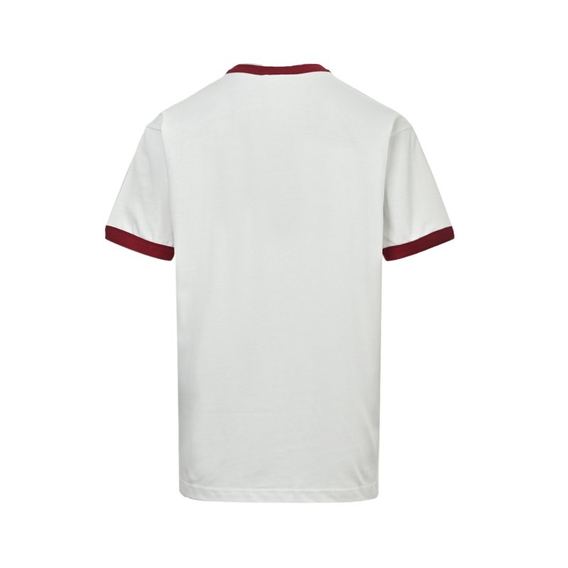Gucci White & Burgundy Short Sleeve T-Shirt view