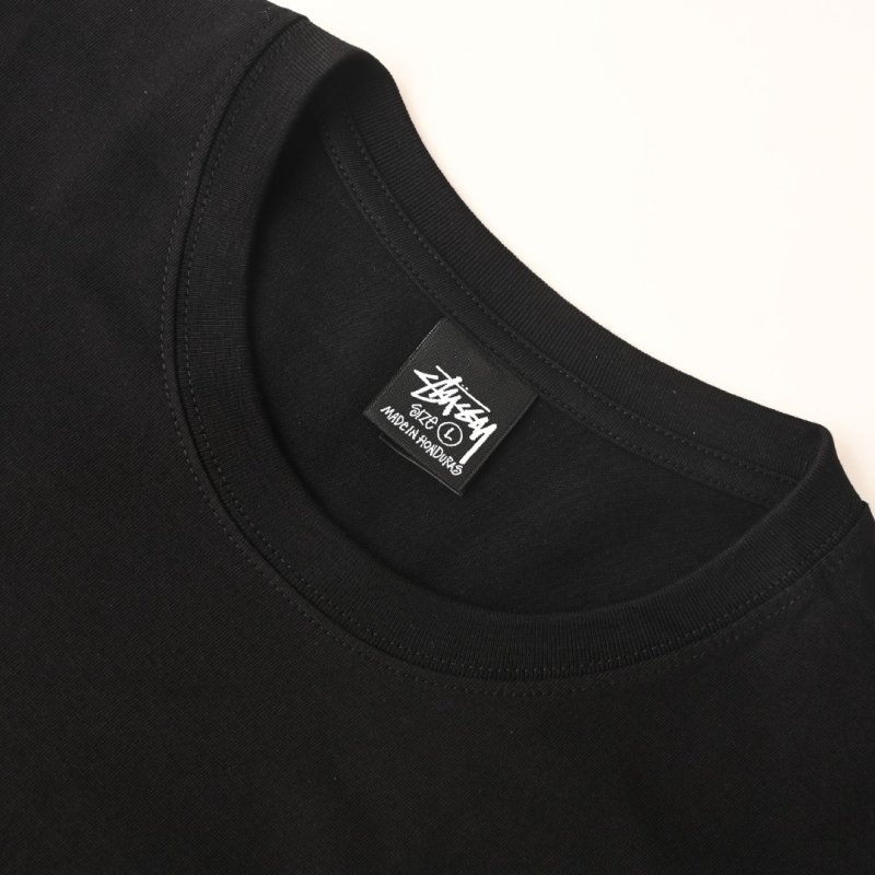 Stüssy Black Graphic Portrait T-Shirt view