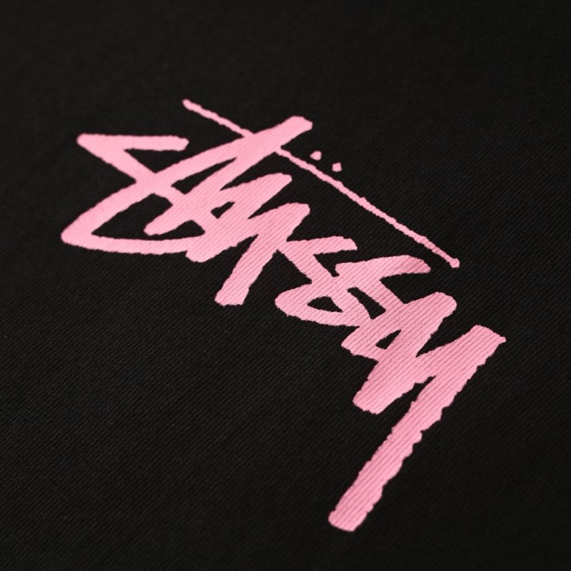 Stüssy Black Graphic Print T-Shirt view