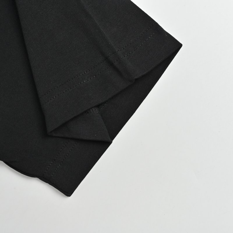 Black Embroidered Graphic T-Shirt view