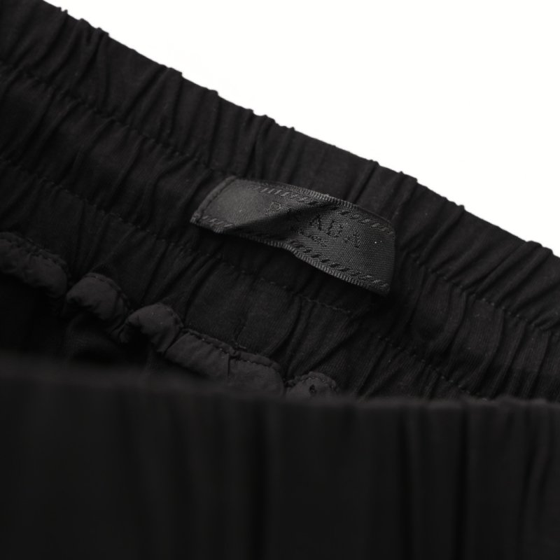 Prada Re-Nylon Triangle Logo Track Pants - Black view