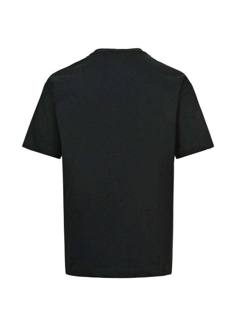 Navy Graphic Print Short Sleeve T-Shirt with Red Logo view