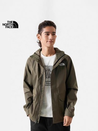 The North Face Olive Windbreaker Jacket