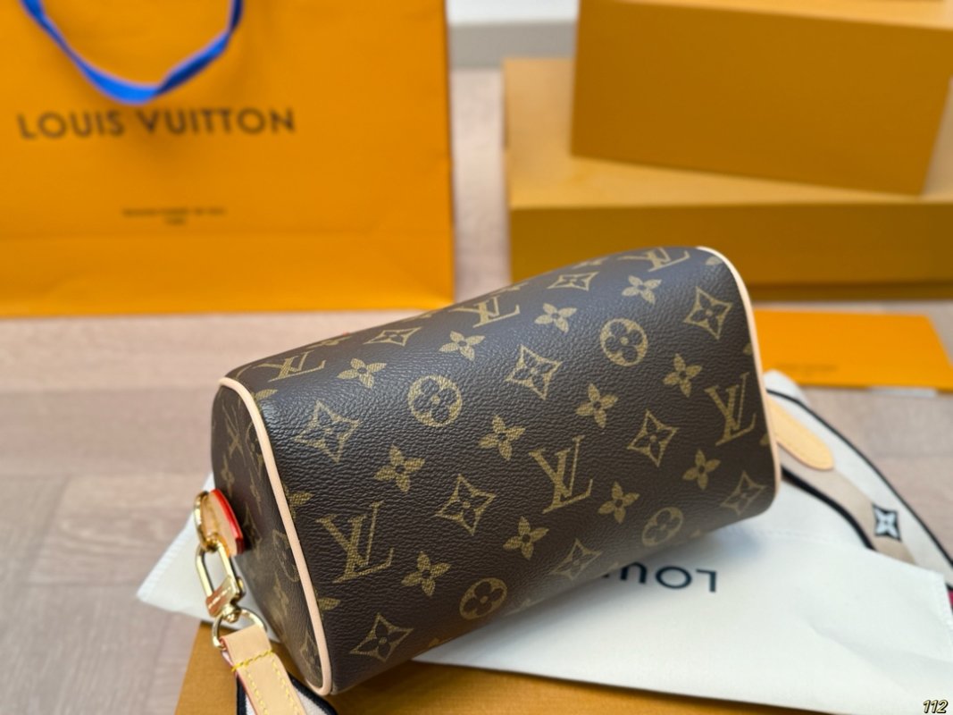 Louis Vuitton Speedy 20 Monogram Canvas Handbag with Strap view