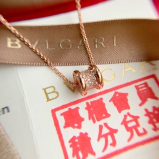 Bulgari B.ZERO1 Small Waist 925 Silver Rose Gold Necklace view 2