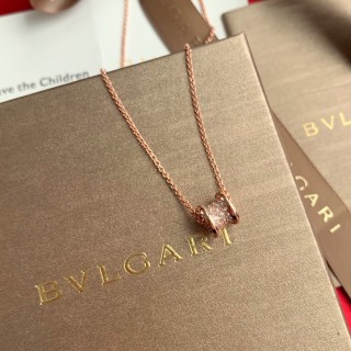 Bulgari B.ZERO1 Small Waist 925 Silver Rose Gold Necklace view 6