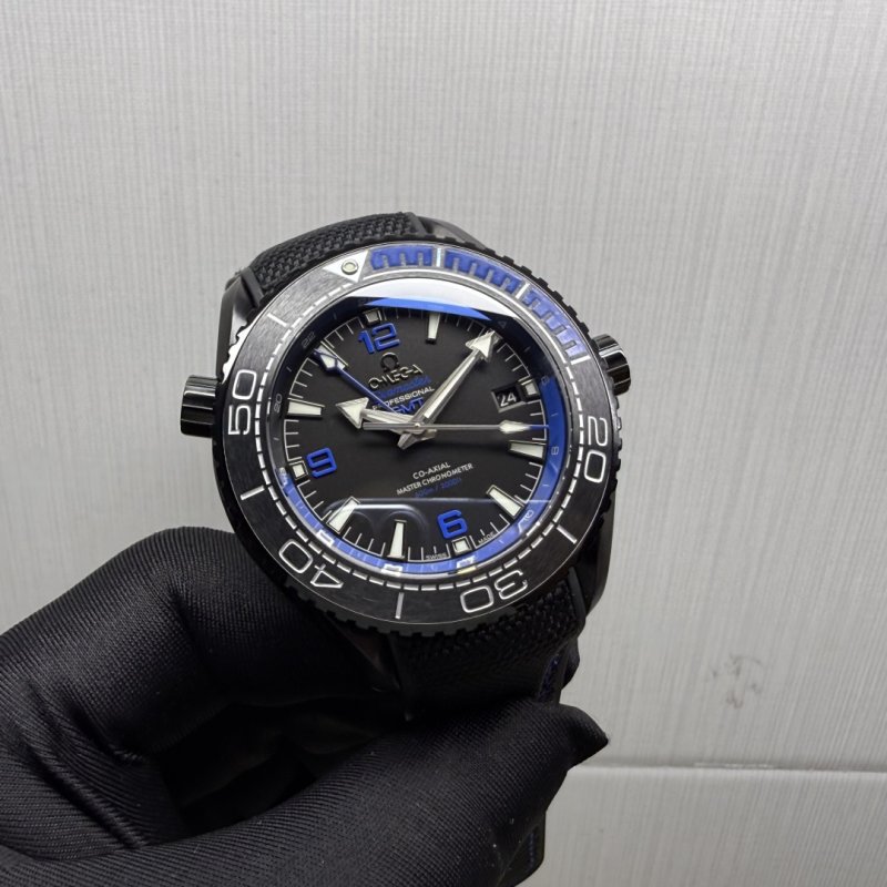 Omega Seamaster 600M GMT Black Dial Automatic Watch 45.5mm view