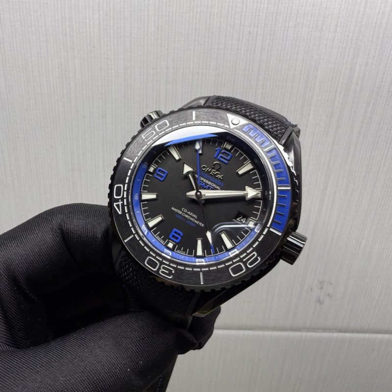 Omega Seamaster 600M GMT Black Dial Automatic Watch 45.5mm view