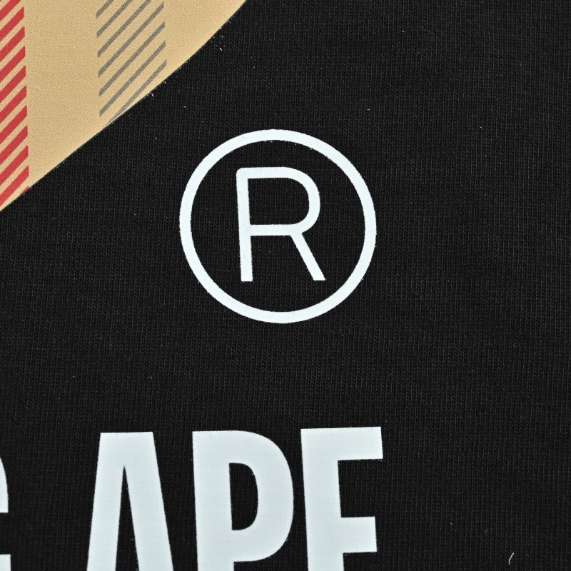 Burberry Plaid Graphic Black T-Shirt view