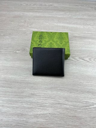Gucci GG Marmont Black Leather Bifold Wallet view 3