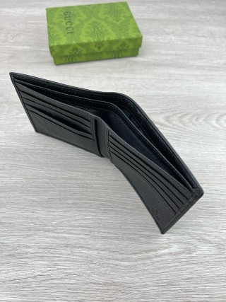 Gucci GG Marmont Black Leather Bifold Wallet view 9