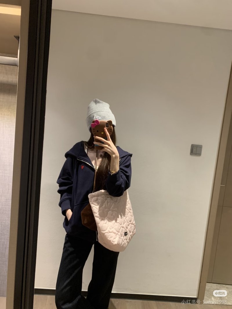 Navy Zip-Up Bomber Jacket view