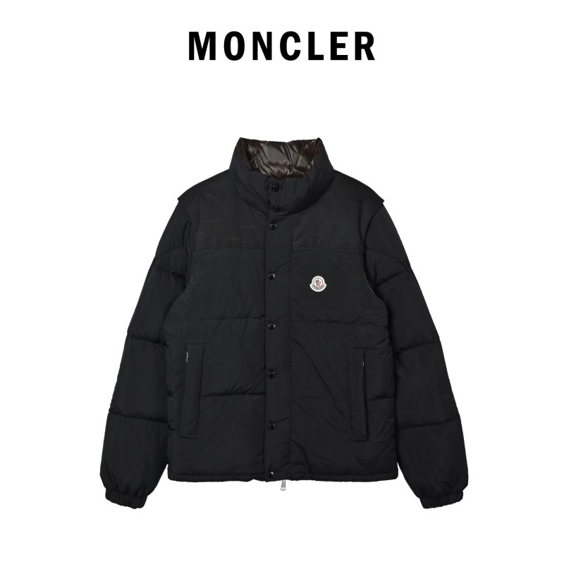 Moncler Verone Black Down Puffer Jacket view