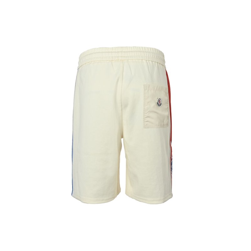 Moncler Cream Side Stripe Shorts view