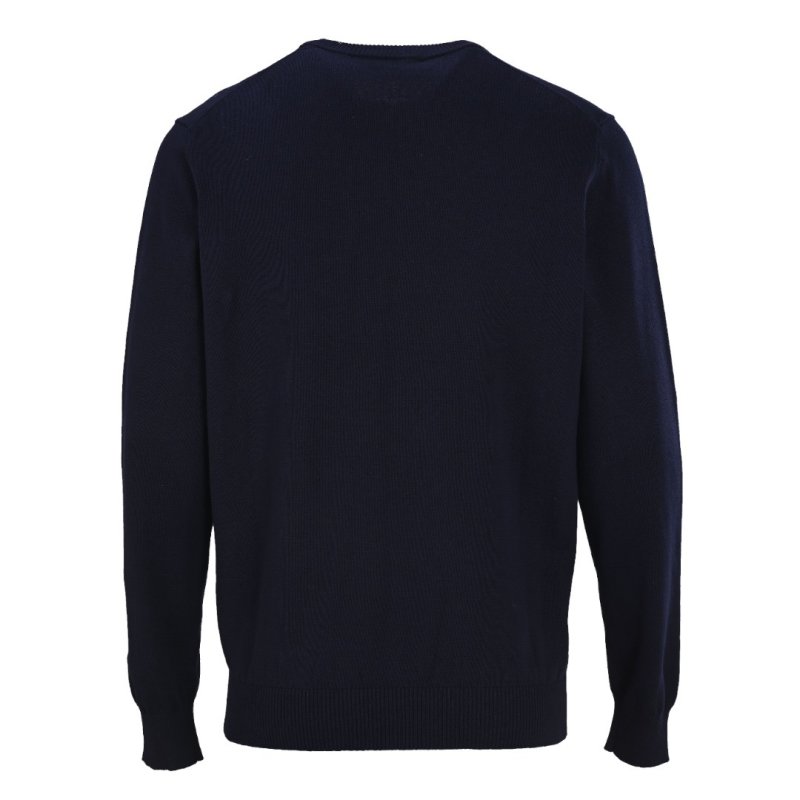 Fendi Navy Crewneck Sweater with Zipped Pocket view