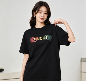 Gucci Striped Logo Black T-Shirt view 3