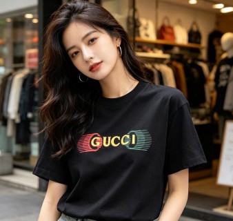 Gucci Striped Logo Black T-Shirt view 6