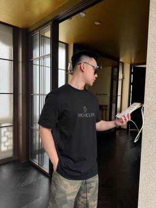 Moncler Logo T-Shirt Black view 7
