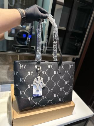 MLB Monogram Tote Bag Black