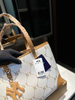 MLB Monogram Tote Bag Black view 3