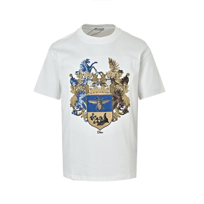 Dior Heraldic Crest White T-Shirt view
