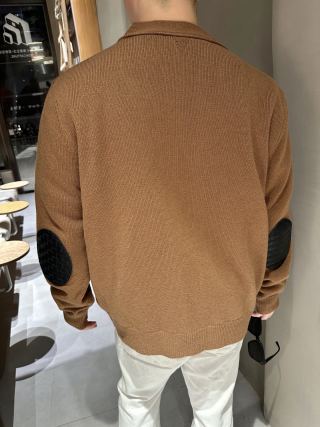 Camel Oversized Button-Up Cardigan Sweater view 8