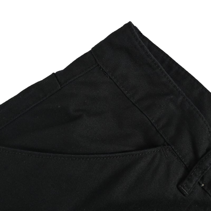 Black Distressed Wide-Leg Jeans with Purple Graffiti Details view