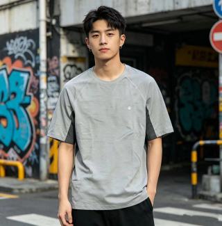 Essentials Grey Crew Neck Short Sleeve T-Shirt