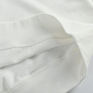 Burberry EKD Embroidered Check Tape Sweatshirt White view 6