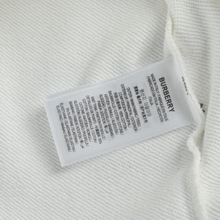 Burberry EKD Embroidered Check Tape Sweatshirt White view 10