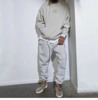 Essentials Stone Grey Drawstring Sweatpants view 2