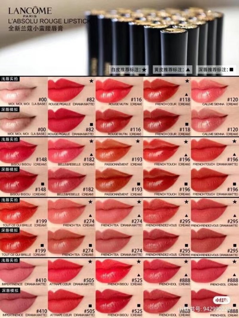 Lancôme L'Absolu Rouge Drama Matte Lipstick 196 French Touch view