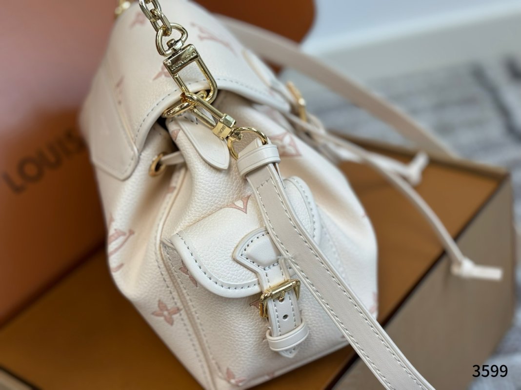 Louis Vuitton Monogram Canvas Cream Shoulder Bag view
