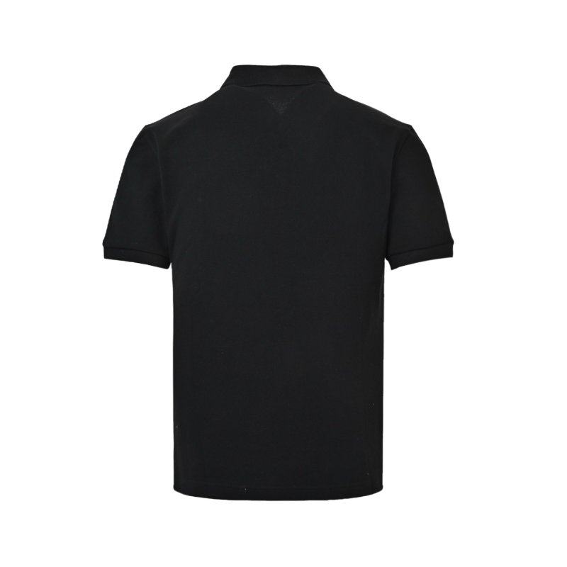 Alo Black Short-Sleeve Polo Shirt view