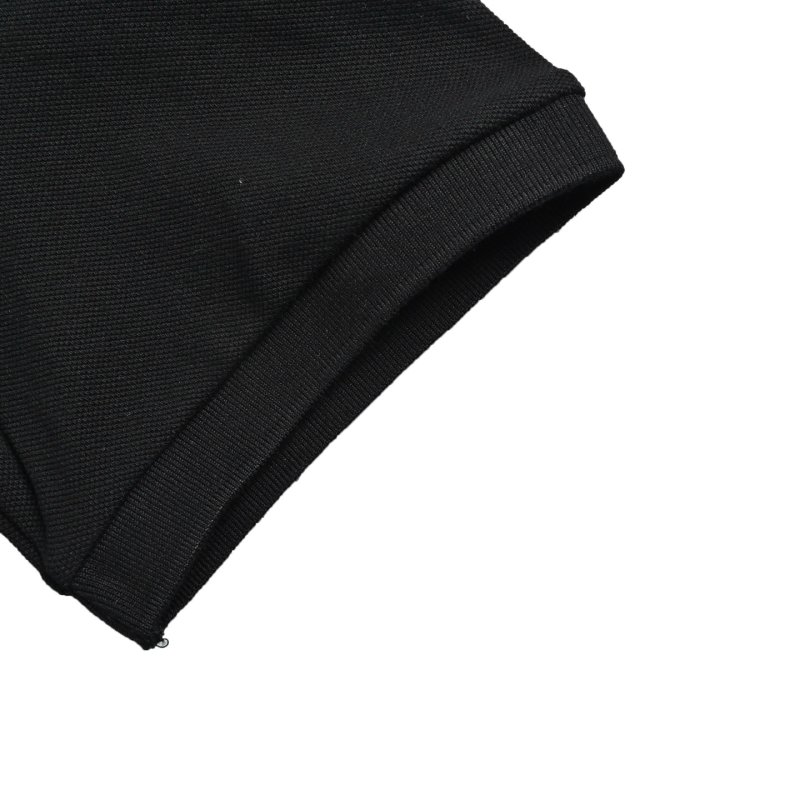 Alo Black Short-Sleeve Polo Shirt view