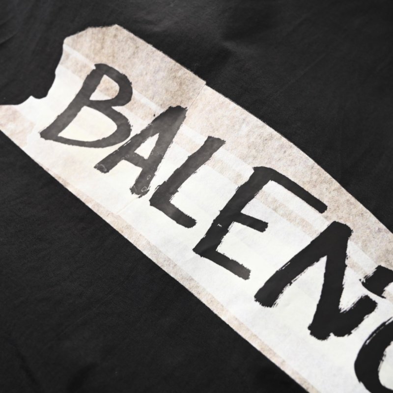 Balenciaga Black Logo Windbreaker Jacket view