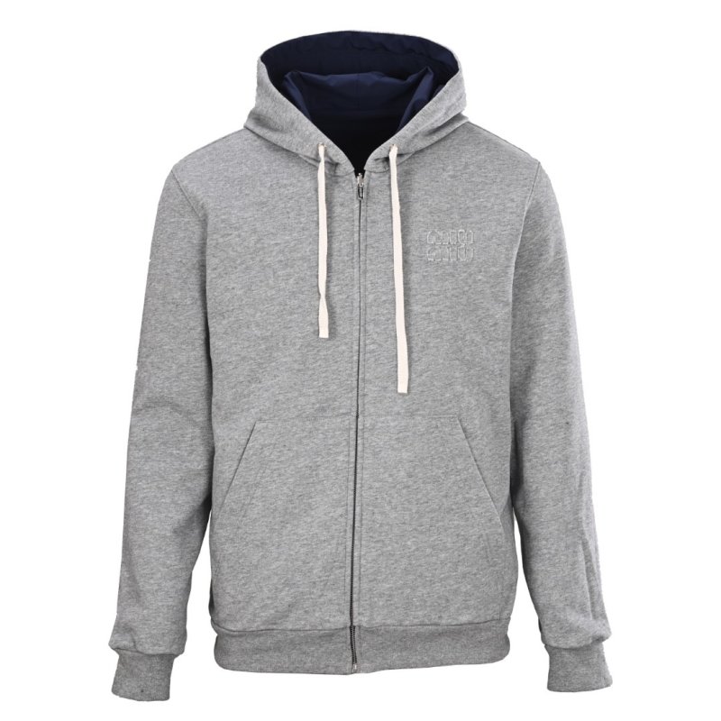 Essentials Navy Hooded Windbreaker Jacket view