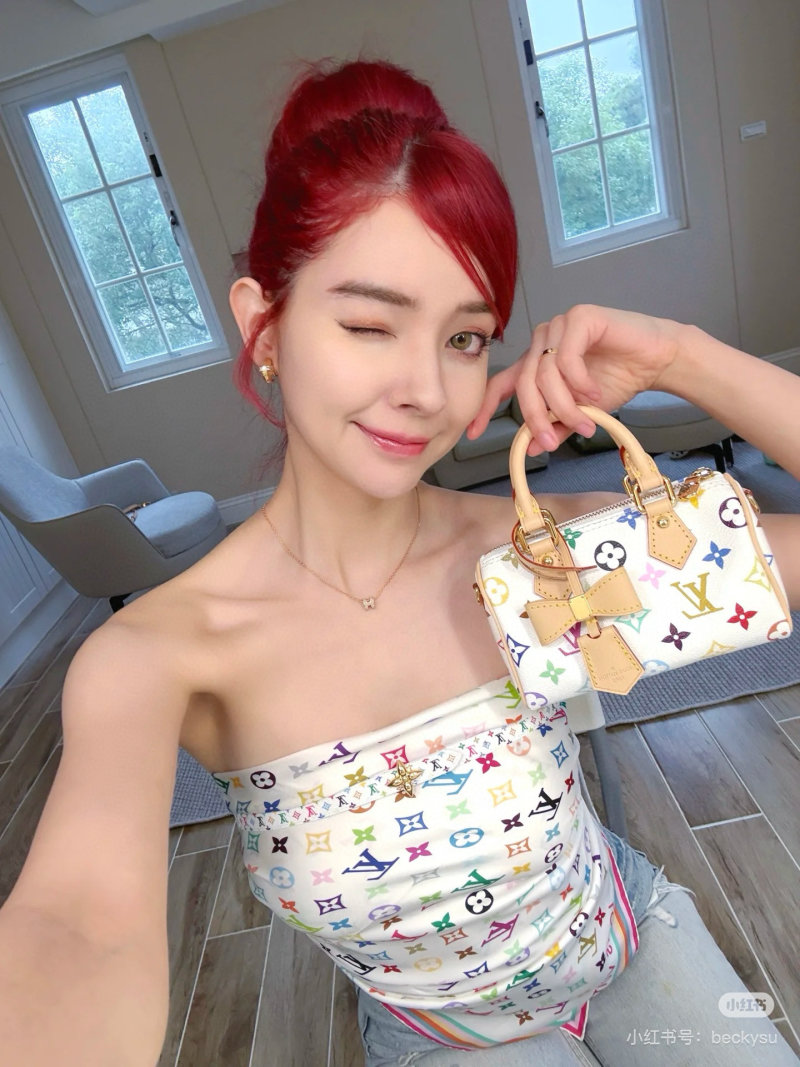 Louis Vuitton Speedy Multicolor Monogram Canvas Bag
