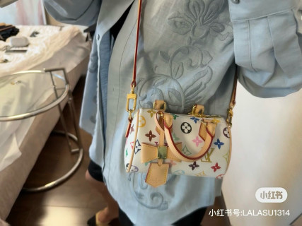 Louis Vuitton Speedy Multicolor Monogram Canvas Bag view 3