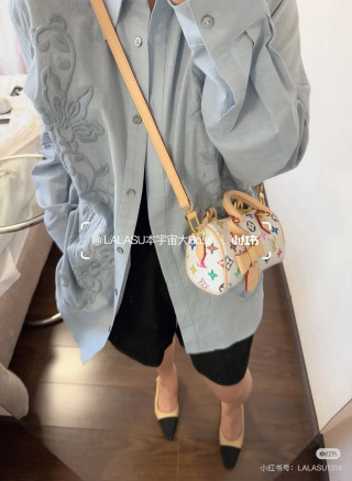 Louis Vuitton Speedy Multicolor Monogram Canvas Bag view 4