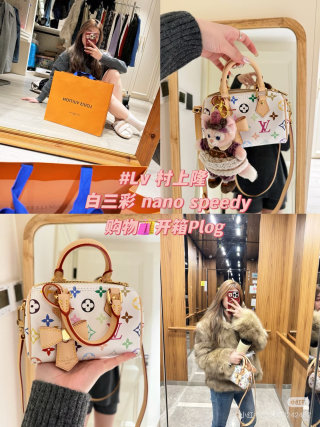 Louis Vuitton Speedy Multicolor Monogram Canvas Bag view 6